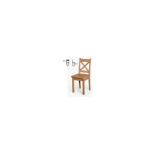 כיסא עץ עם חיתוכים ישרים ואלגנטיים.
עשוי עץ איכותי ומלא.