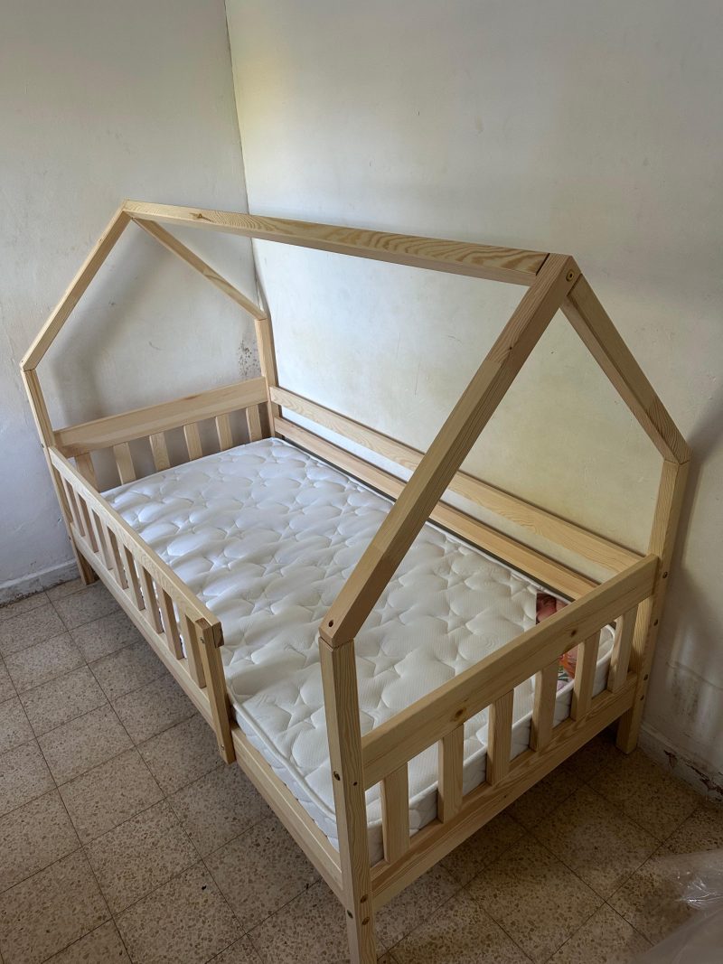 ⁦מיטת ילדים מעץ מלא דגם LENA י(160 ס"מ)⁩ – תמונה ⁦6⁩